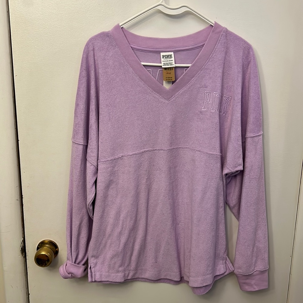 Pink Women’s Shirt Lavender Size XS NWT - Picture 2 of 5